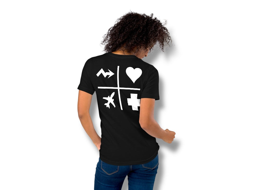 LIVE.LOVE.FLY.LIFE Unisex t-shirt