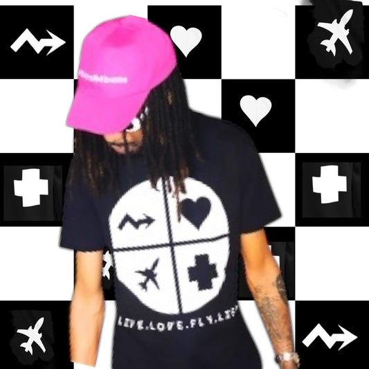 LIVE.LOVE.FLY.LIFE Unisex t-shirt